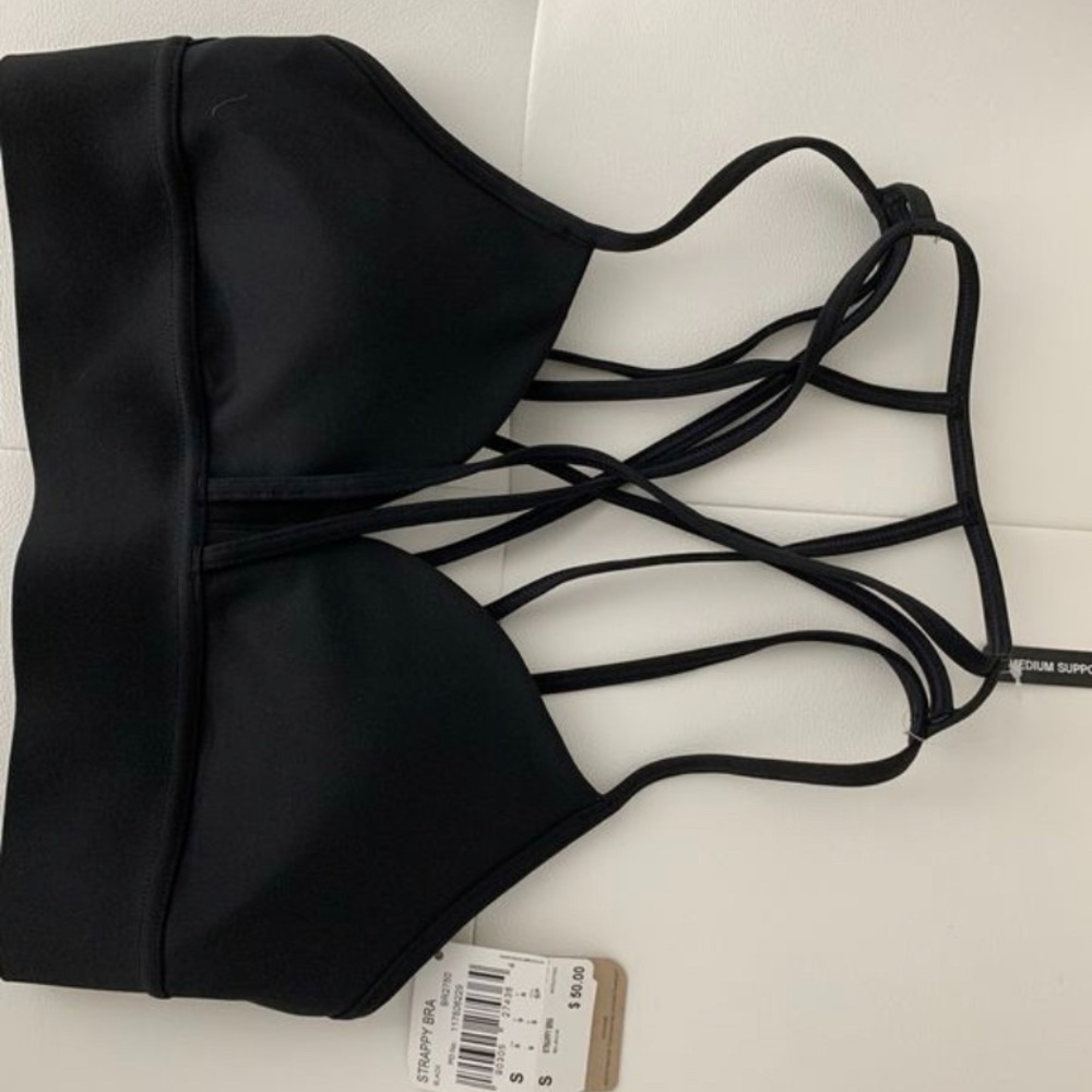 New Reebok speed wick sport strappy bra size S